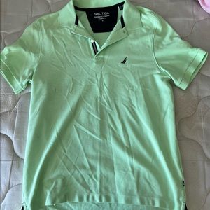 Nautica Lime Green Polo for Men, M.